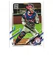 JONAH HEIM 2021 Topps Series Two #628 Baseball Rookie Card RC Texas Rangers