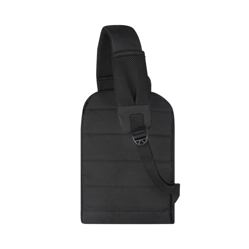 WENGER Monosling Schultertasche mit Tabletfach, 10 Zoll, Verstellbarer Riemen, 6 l, Leicht, Schwarz, 611876