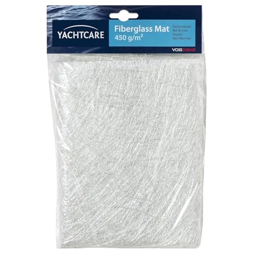 Nigrin 74976 3676 7 Yachtcare 1, 0 QM G 450 Glasfasermatte, weiß, 450g / m²