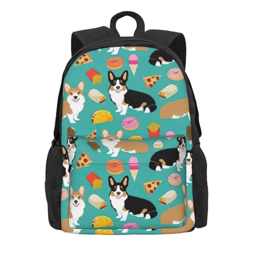 Sac à dos corgi grande capacité imperméable pour randonnée et trajets