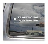 Traditional Bowhunter - Hunting Hunter Bow Arrow Car Truck Van Moped Helmet Hard Hat Auto Automotive