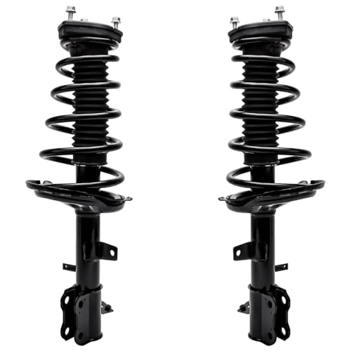 Image of Detroit Axle - AWD Steering Knuckles Kit for 04-06 Lexus RX330, 07 RX350, 06-07 RX400h, Front Steering Knuckles & Wheel Bearing Hubs Front Rear Struts & Coil Spring Sway Bars Replacement Suspension