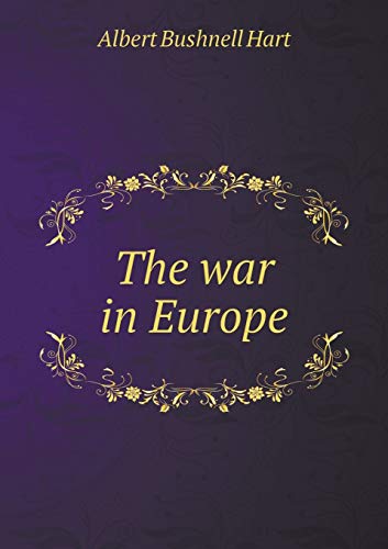 The war in Europe 5519324824 Book Cover