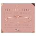 Lucky Feather 40th Birthday Gifts for Women, 14K Rose Gold Dipped Beads Bracelet on Adjustable 7"- 8" Cord - Perfect 40th Birthday Gift Ideas for Her (rose-gold-plated-base)