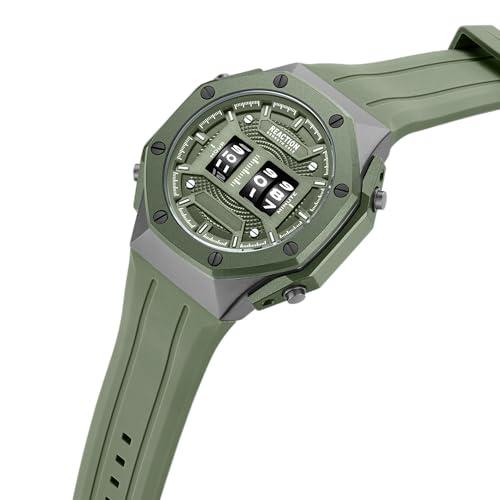 Image of Kenneth Cole Reaction Green Dial Men's Watch - KRWGQ0069604