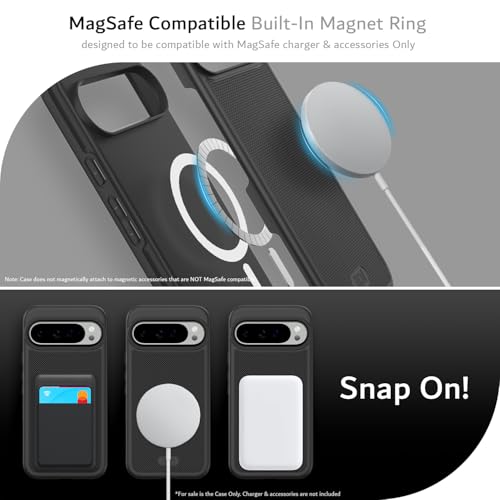 Image of TUDIA MergeGrip [Magsafe Compatible] for Pixel 9 Pro XL Case - Matte Black