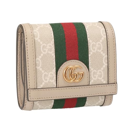 【美品】グッチ 三つ折財布 ブラウン マーモント オフィディア スプリーム GUCCI グッチ 三つ折り財布 レディース オフィディア ブラウン
