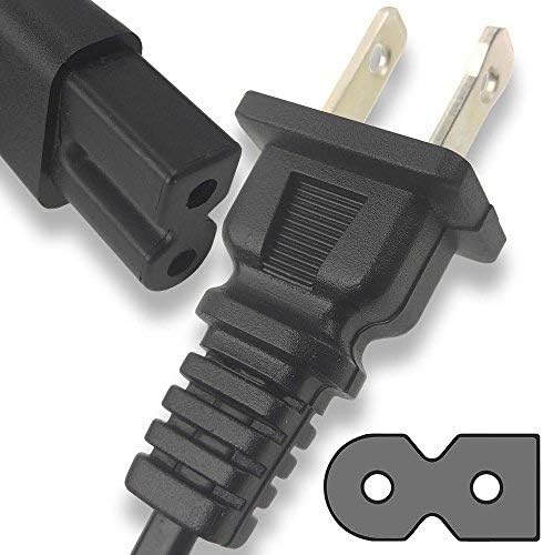 15ft Copper AC Power Cord Compatible with for VIZIO TV D40-D1 D24-D1 D32f-E1 D32H-C0 D32H-D1 D32hn-D0 D32hn-D1 D32X-D1 D39H-D0 D39hn-E0 D40U-D1 D43-C1 D43-D1 D43f-E1 D48-D0 D50-D1 D50U-D1 D58U-D3