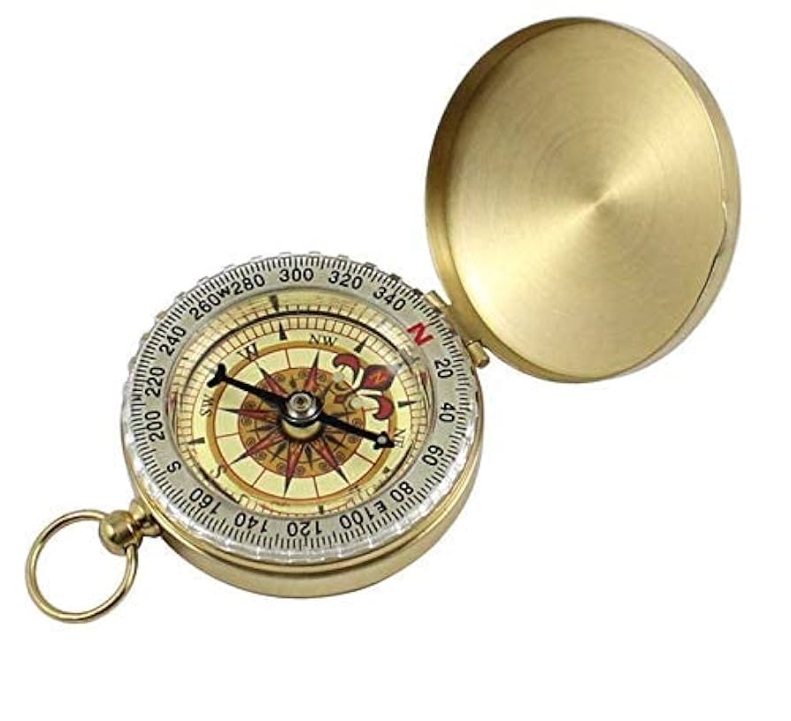 Amazon.co.jp: 方位磁针 羅針盤 コンパス 方針磁石 蓋付き 夜に