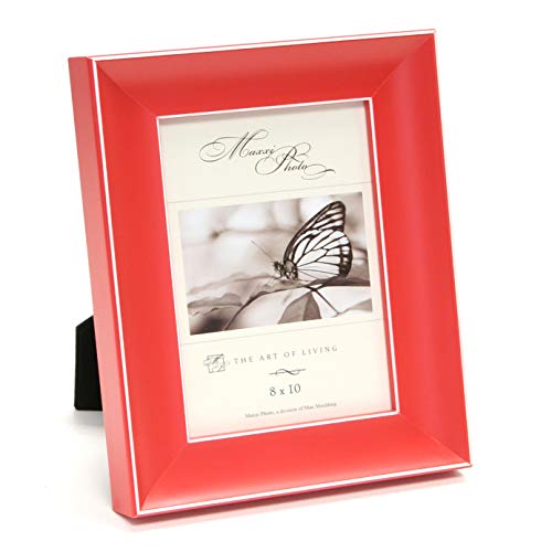 Maxxi Photo Photo Frame with Easel Back, 8 x 10, Red Rainbow
