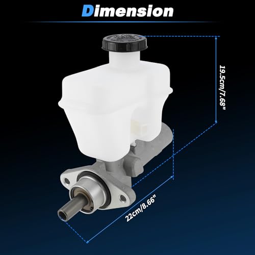PARSLUCK Brake Master Cylinder with Reservoir for Ford Escape 2009-2012 for Mazda Tribute 2008-2011 Hydraulic Master Cylinder M630529/134199 by PARSLUCK - Used condition - Image 8