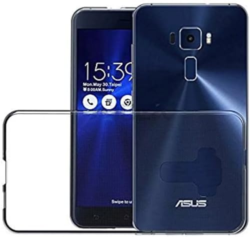 Generico Custodia Compatibile con ASUS ZENFONE 3 (ZE552KL) Z012DA Z012S schermo display lcd 5.5 BACK cover case soft GEL SILICONE protezione flessibile antiurto antigraffio SLIM MORBIDA TPU