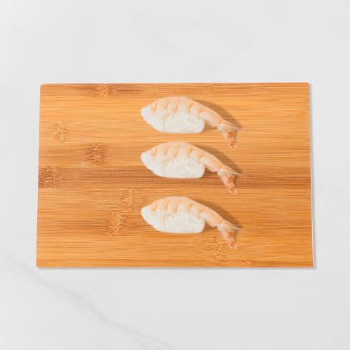 Plato grande para sushi estilo japonés carbonizado miniatura 7