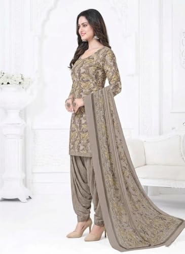 Image of Yashika Women'S Unstitched Crepe Dress Materials | Crepe Salwar Suit For Women | Suit Material For Women Unstitched