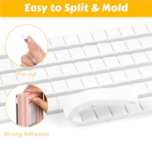 image for MOWPOG 288 Pcs Sticky Tack, Wall Safe Adhesive Poster Putty, Removable