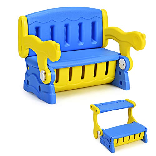 Costzon 3 in 1 Kids Table and Chair Set, Convertible Activity Table