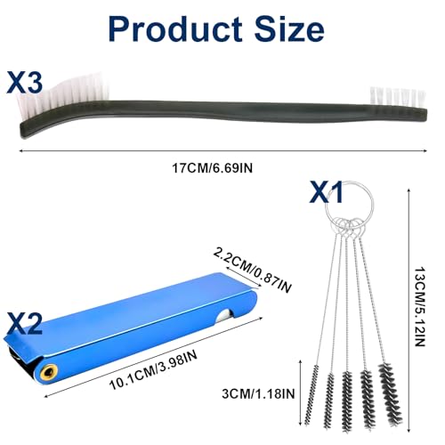 image for Yenblow Carburetor Cleaning Kit, Torch Tip Cleaner Brush Set, Throttle