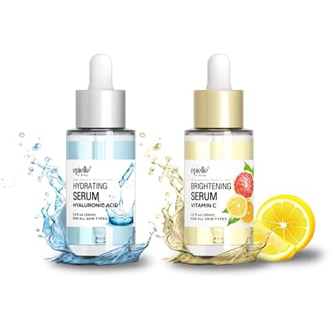 Epielle Hydrating Hyaluronic Acid Serum with Vitamin C - 100% Vegan and Cruelty-Free - For Normal Skin Types Cover