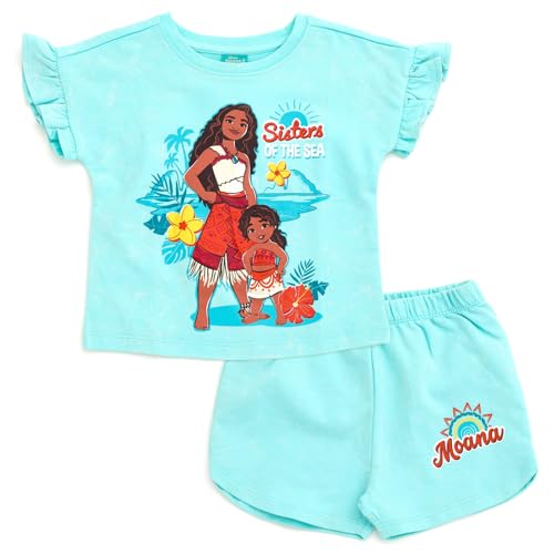 Image of Disney French Terry T-Shirt and Shorts Outfit Set Infant to Big Kid Sizes (12 Months - 14-16)