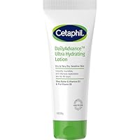 Cetaphil Daily Advance Ultra Hydrating Lotion 226g, Face & Body Moisturiser for Dry to Very Dry & Sensitive Skin, 48 Hour Hydration, with Shea Butter, Glycerin & Pro-Vitamin B5 (Panthenol), Non-Greasy, Hypoallergenic, Fragrance-Free, Paraben-Free, Dermatologist Tested