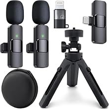 Effortless Setup: Seamlessly connect our Wireless Microphone for iPhone/Android with automatic pairing, reducing setup time and enhancing recording efficiency. Impeccable Sound Quality: Immerse yourself in pristine audio with our Govlax Wireless Micr...