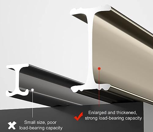 Rail flexible de 3m pliable et simple pour montage au plafond