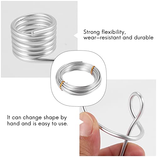 Fil d'aluminium 3mm pour armature de sculpture solide 10m