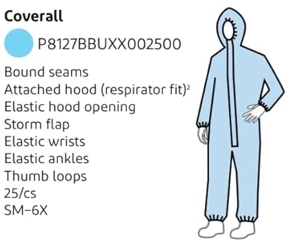 DuPont Tyvek 400 TY127S Disposable Coveralls with Hood