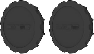 Lens Protective Cover Protective Case Compatible for DJI ACTION4, Action Sports Camera Lens Cover Protector Cap Silicone Camera Protection Cover Housing Shell with Lanyard (Lens Cap 2pcs)