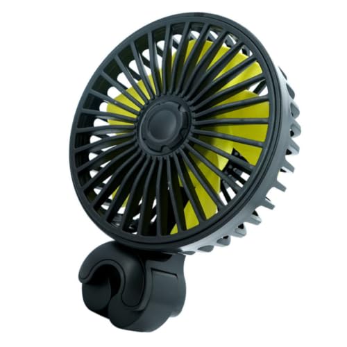 OSALADI Ventilateur USB pour Siège Arrière de Voiture Clip, 3 Vitesses, Refroidisseur Portable Alimenté par Usb, pour Fête Bureau