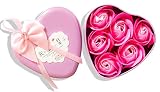 Sevenriver Handgemachte koreanische Rosenblüten aus Seife, Rosa, 6 Stück