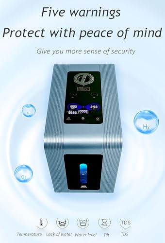 Portable hydrogen inhalation machine in use