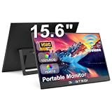 gogtesi 15.6 Inch Wireless Portable Monitor 1080P FHD Ultra Slim Display WiFi Connectivity 180° Adjustable Built-in Stand Lightweight Travel Monitor for Laptop/MAC/Phone/PS5