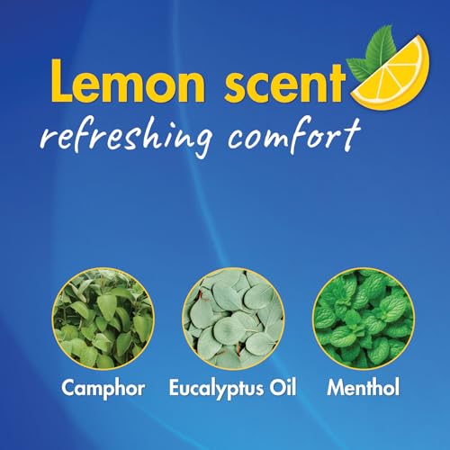 Image of HealthWise Medicated Chest Rub | Refreshing Lemon Scent | Cough Suppressant | Relieves Nasal Congestion | Relieves Minor Aches and Pains | 3.53 oz.