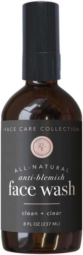 Rowe Casa OrganicsAnti-Blemish Gentle Face Wash, All-Natural Cleansing Face Wash for All Skin Types, Helps Mostriuze and Refresh Skin while Combating Breakouts, 8 FL OZ