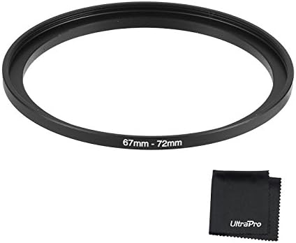 UltraPro Step-Up Adapter Ring 67mm Lens to 72mm Filter Size