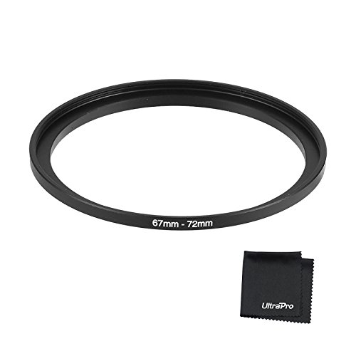 UltraPro Step-Up Adapter Ring 67mm Lens to 72mm Filter Size