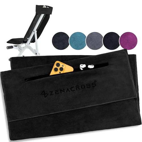ZENACROSS - Fitness Handtuch Mikrofaser 120x50 -...