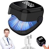 Upgrade Nail Fungus Laser Device with Time Display, Fungal Nail Treatment for Toenails Extra Strong, Nail Fungus Laser Device Toe Nail Fungal Treatment for Toenail for All Onychomycosis (Black)
