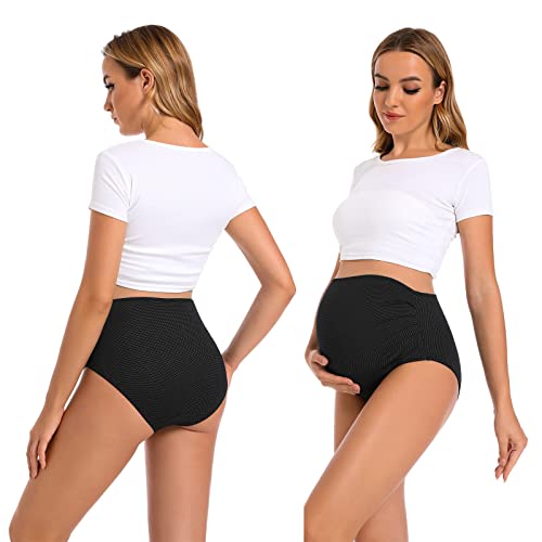 Momate Maternity Underwear Over Bump High Waist Full Coverage Pregnancy Panties Belly Support Maternity Clothes For Women #TOP3