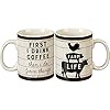 Mug first coffee then i do farm things  urban country home decor