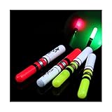 10 unids / lote Luz eléctrica Pesca Pesca Accesorio de flotador Verde / Rojo LED Luz Light Stick Tackle Pesca Sin batería B486