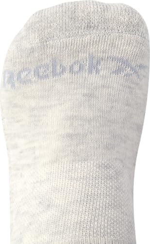 Image of Reebok Womens Quarter Socks Moisture Wicking Cushioned Ankle Socks, 6 Pack | Stretch Performance Fabric, Cushioned Heel & Toe, Secure Arch Support, Quarter Cut, Shoe Size 4-10