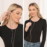 Yinyoo KZ EDX PRO Słuchawki z 1DD, EDX PRO Przewodowe w uchu słuchawki HiFi Głęboki Bass dźwięk, 10mm Dynamiczny Driver Over Ear z odłączanym kablem (EDX PRO biały, z mikrofonem)