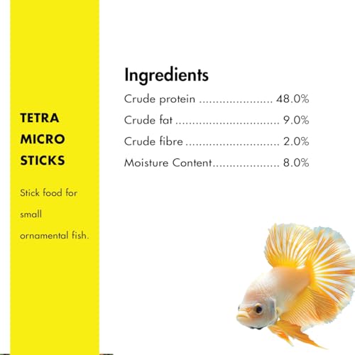 Image of Tetra Micro Pellets Complete Fish Food for Intense Colours, Digestion, Strong Immune System and Vitality Ideal for Young, Growing Cichlids and Marine Fish 46 Gram Pack