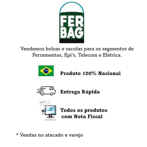 Balde de Lona para Ferramentas Epis e Telecom 300 x 260 mm