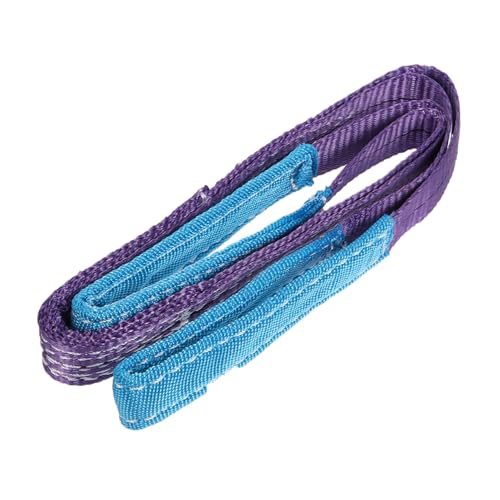 Yardenfun Correa de Elevación de Poliéster de Eslinga Plana Resistente para Carga Pesada Doble Hebilla Duradera y Ligera para Construcción y Uso Doméstico Color Aleatorio Color Aleatorio