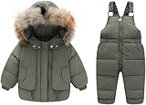 Dieses Outfit ist perfekt für die Berge, Skifahren, Snowboarden oder Outdoor-Winter aktivitäten. Ihr Kind ist sicher, dass es sich in diesem stilvollen und praktischen Daunen ski-Set wohl fühlt.