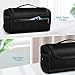 SITHON Travel Carrying Case for Dyson Airwrap Complete Styler and Attachments, Portable Hanging Storage Organizer Bag with Side Pockets Compatible with Shark FlexStyle HD430(Bag Only) (Black)