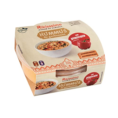 Marca Blanca - Hummus Rikissimo de pimiento, 200g